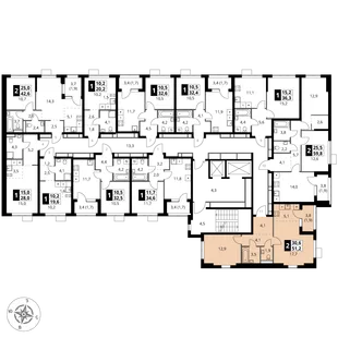 Квартира 2-комн. квартира, 51.2 м² ЖК «1-й Ясеневский» Фото 1 Квартира 2-комн. квартира, 51.2 м² ЖК «1-й Ясеневский» Фото 1