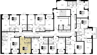 Квартира Студия, 25.4 м² ЖК «1-й Ясеневский» Фото 1