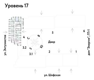 Квартира 3-комн. квартира, 48.22 м² ЖК «Страна.Энтузиастов» Фото 1