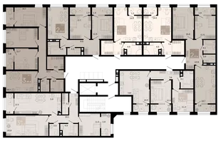Квартира Студия, 34.2 м² ЖК «Хозяин морей» Фото 1 Квартира Студия, 34.2 м² ЖК «Хозяин морей» Фото 1