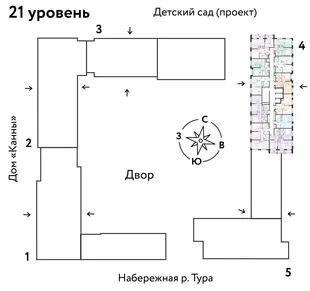 Квартира 3-комн. квартира, 58.78 м² ЖК «Европейский берег 2.0» Фото 1