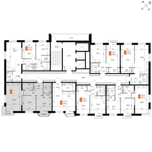 Квартира 2-комн. квартира, 62 м² ЖК «Фриссон» Фото 2 Квартира 2-комн. квартира, 62 м² ЖК «Фриссон» Фото 2