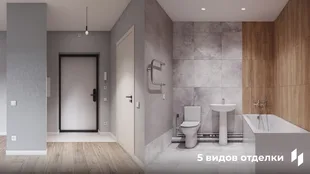 Квартира 1-комн. квартира, 37.13 м² ЖК «Причал» Фото 15 Квартира 1-комн. квартира, 37.13 м² ЖК «Причал» Фото 15