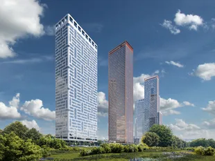 Квартира Студия, 33.5 м² ЖК «Amber Сity» Фото 3