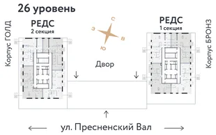 Квартира 4-комн. квартира, 129.26 м² ЖК «Репаблик» Фото 1