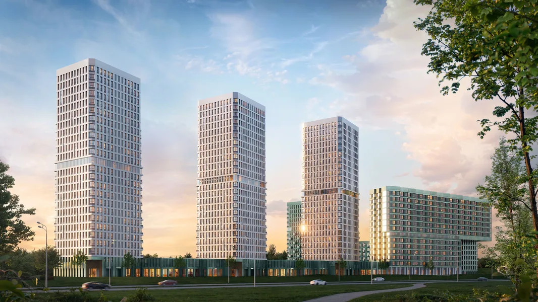 Квартира 1-комн. квартира, 44.69 м² ЖК «Зилант Премьер» Фото 1