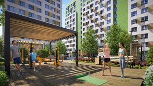 Квартира 1-комн. квартира, 32.9 м² ЖК «Уникод На Залесной» Фото 6