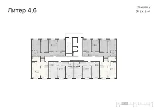 Квартира 1-комн. квартира, 37.6 м² ЖК «Светский лес» Фото 1