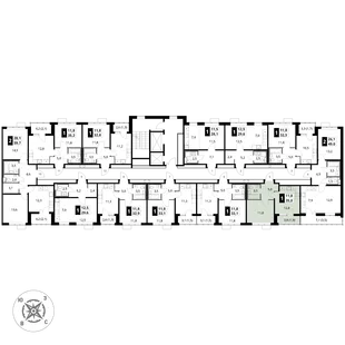 Квартира 1-комн. квартира, 35 м² ЖК «1-й Шереметьевский» Фото 2