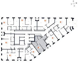 Квартира 2-комн. квартира, 51.6 м² ЖК «Фордевинд» Фото 2 Квартира 2-комн. квартира, 51.6 м² ЖК «Фордевинд» Фото 2
