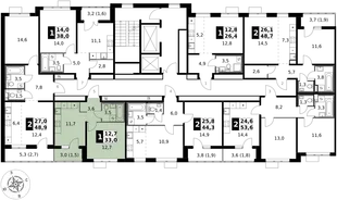 Квартира 1-комн. квартира, 33 м² ЖК «1-й Южный» Фото 2 Квартира 1-комн. квартира, 33 м² ЖК «1-й Южный» Фото 2
