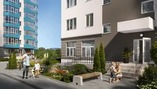 Квартира 1-комн. квартира, 33.4 м² ЖК «Семейный» Фото 5 Квартира 1-комн. квартира, 33.4 м² ЖК «Семейный» Фото 5
