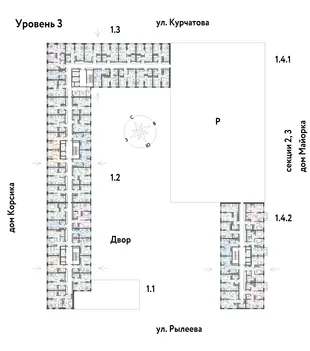 Квартира 2-комн. квартира, 51.89 м² ЖК «Остров-сад» Фото 1 Квартира 2-комн. квартира, 51.89 м² ЖК «Остров-сад» Фото 1