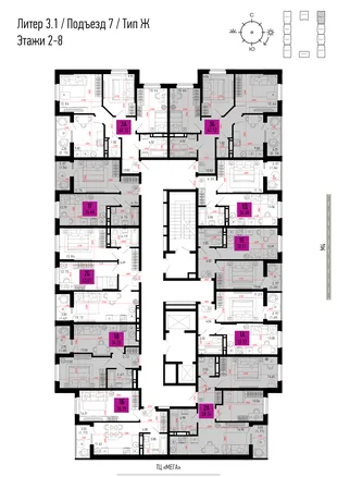 Квартира 2-комн. квартира, 59.9 м² ЖК «Столицыно» Фото 1 Квартира 2-комн. квартира, 59.9 м² ЖК «Столицыно» Фото 1