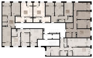 Квартира Студия, 34.2 м² ЖК «Хозяин морей» Фото 1 Квартира Студия, 34.2 м² ЖК «Хозяин морей» Фото 1