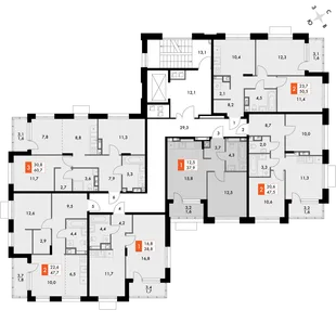 Квартира 1-комн. квартира, 38 м² ЖК «ФоРест» Фото 2 Квартира 1-комн. квартира, 38 м² ЖК «ФоРест» Фото 2