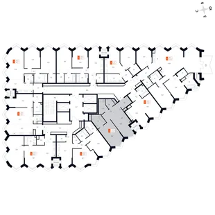 Квартира 2-комн. квартира, 54.3 м² ЖК «Фордевинд» Фото 2 Квартира 2-комн. квартира, 54.3 м² ЖК «Фордевинд» Фото 2