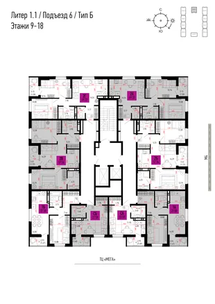 Квартира 2-комн. квартира, 59.25 м² ЖК «Столицыно» Фото 1 Квартира 2-комн. квартира, 59.25 м² ЖК «Столицыно» Фото 1