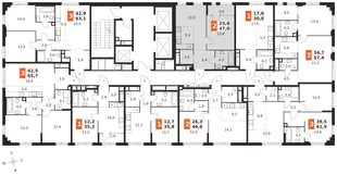 Квартира 2-комн. квартира, 47 м² ЖК «Sydney City» Фото 2 Квартира 2-комн. квартира, 47 м² ЖК «Sydney City» Фото 2