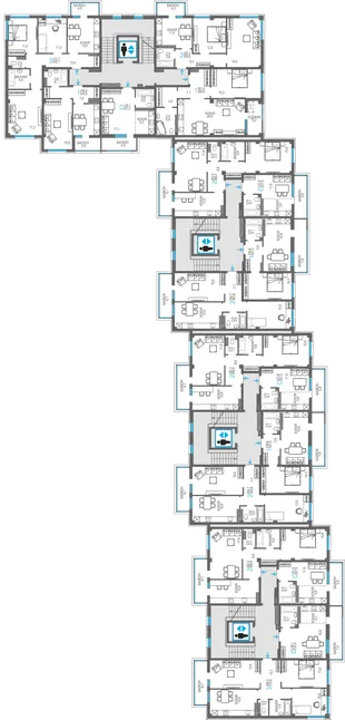 Квартира 1-комн. квартира, 66.8 м² ЖК «Доброгород» Фото 1