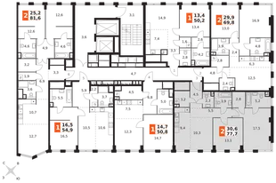 Квартира 2-комн. квартира, 77.7 м² ЖК «Sydney City» Фото 2 Квартира 2-комн. квартира, 77.7 м² ЖК «Sydney City» Фото 2