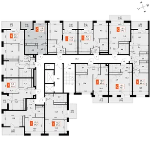 Квартира Студия, 26.2 м² ЖК «ФоРест» Фото 2 Квартира Студия, 26.2 м² ЖК «ФоРест» Фото 2