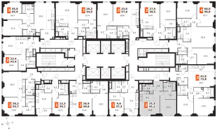 Квартира 2-комн. квартира, 45.1 м² ЖК «Sydney City» Фото 2
