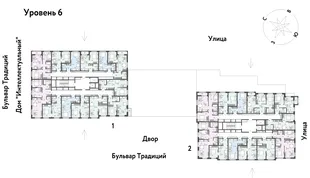 Квартира Студия, 25.06 м² ЖК «Микрорайон Домашний» Фото 1 Квартира Студия, 25.06 м² ЖК «Микрорайон Домашний» Фото 1