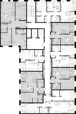 Квартира 1-комн. квартира, 39.54 м² ЖК «Патрики» Фото 1 Квартира 1-комн. квартира, 39.54 м² ЖК «Патрики» Фото 1