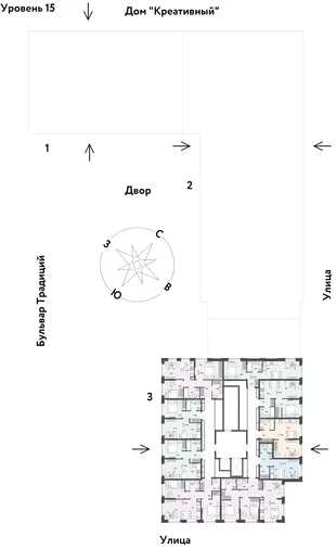 Квартира 3-комн. квартира, 53.43 м² ЖК «Микрорайон Домашний» Фото 1 Квартира 3-комн. квартира, 53.43 м² ЖК «Микрорайон Домашний» Фото 1