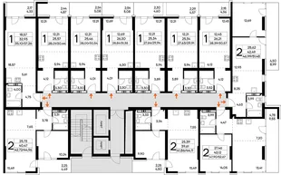 Квартира 1-комн. квартира, 30.44 м² ЖК «Лучистое» Фото 1 Квартира 1-комн. квартира, 30.44 м² ЖК «Лучистое» Фото 1
