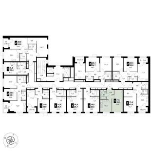 Квартира 1-комн. квартира, 35 м² ЖК «1-й Ясеневский» Фото 1