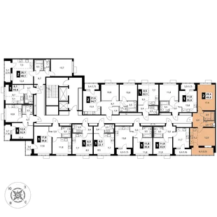Квартира 2-комн. квартира, 49.8 м² ЖК «1-й Шереметьевский» Фото 2 Квартира 2-комн. квартира, 49.8 м² ЖК «1-й Шереметьевский» Фото 2