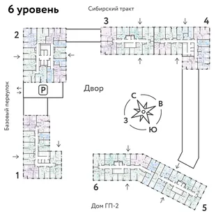 Квартира 3-комн. квартира, 56.81 м² ЖК «Сибирский сад» Фото 1 Квартира 3-комн. квартира, 56.81 м² ЖК «Сибирский сад» Фото 1