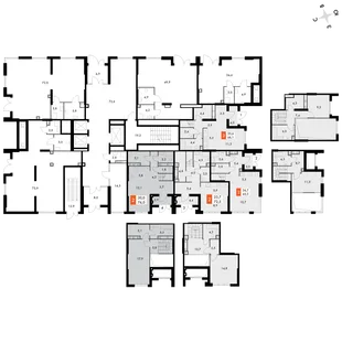 Квартира 2-комн. квартира, 75.7 м² ЖК «Флагман» Фото 1 Квартира 2-комн. квартира, 75.7 м² ЖК «Флагман» Фото 1