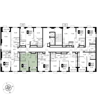 Квартира 1-комн. квартира, 33.2 м² ЖК «1-й Химкинский» Фото 2 Квартира 1-комн. квартира, 33.2 м² ЖК «1-й Химкинский» Фото 2