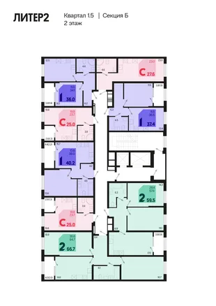 Квартира Студия, 26.3 м² ЖК «Первое место» Фото 1 Квартира Студия, 26.3 м² ЖК «Первое место» Фото 1