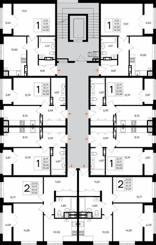Квартира 1-комн. квартира, 35.28 м² ЖК «Сезоны» Фото 1
