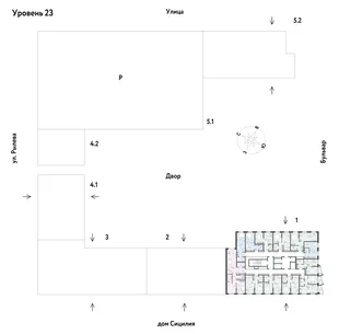 Квартира Студия, 29.53 м² ЖК «Остров-сад» Фото 1 Квартира Студия, 29.53 м² ЖК «Остров-сад» Фото 1