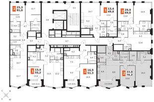 Квартира 2-комн. квартира, 78.2 м² ЖК «Sydney City» Фото 2