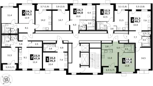 Квартира 1-комн. квартира, 37.8 м² ЖК «1-й Южный» Фото 2 Квартира 1-комн. квартира, 37.8 м² ЖК «1-й Южный» Фото 2