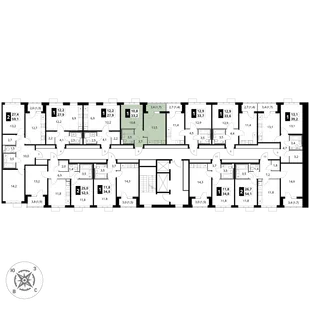 Квартира 1-комн. квартира, 33.2 м² ЖК «1-й Шереметьевский» Фото 2 Квартира 1-комн. квартира, 33.2 м² ЖК «1-й Шереметьевский» Фото 2
