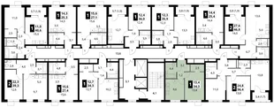 Квартира 1-комн. квартира, 34.3 м² ЖК «1-й Ясеневский» Фото 1 Квартира 1-комн. квартира, 34.3 м² ЖК «1-й Ясеневский» Фото 1