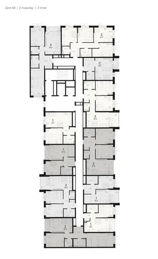 Квартира 2-комн. квартира, 59.1 м² ЖК «Барса» Фото 1 Квартира 2-комн. квартира, 59.1 м² ЖК «Барса» Фото 1