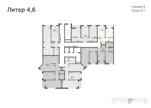 Квартира 2-комн. квартира, 57.07 м² ЖК «Светский лес» Фото 1 Квартира 2-комн. квартира, 57.07 м² ЖК «Светский лес» Фото 1