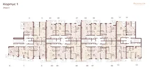 Квартира 2-комн. квартира, 70.3 м² ЖК «Роялта» Фото 1 Квартира 2-комн. квартира, 70.3 м² ЖК «Роялта» Фото 1