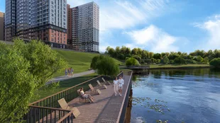 Квартира Студия, 24.3 м² ЖК «1-й Донской» Фото 1 Квартира Студия, 24.3 м² ЖК «1-й Донской» Фото 1
