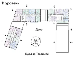 Квартира Студия, 22.01 м² ЖК «Микрорайон Домашний» Фото 1 Квартира Студия, 22.01 м² ЖК «Микрорайон Домашний» Фото 1
