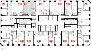 Квартира 2-комн. квартира, 47.3 м² ЖК «Amber Сity» Фото 2 Квартира 2-комн. квартира, 47.3 м² ЖК «Amber Сity» Фото 2