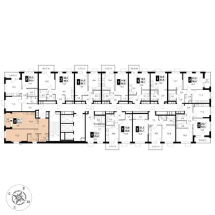 Квартира 2-комн. квартира, 53 м² ЖК «1-й Измайловский» Фото 2 Квартира 2-комн. квартира, 53 м² ЖК «1-й Измайловский» Фото 2